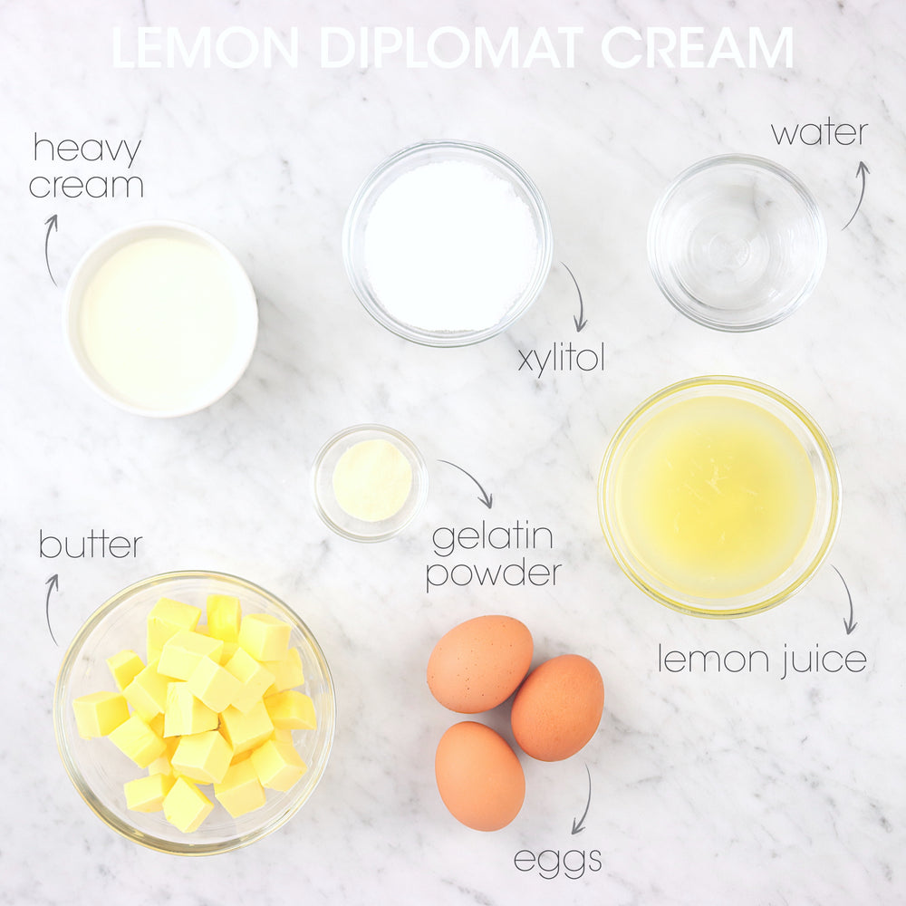 
            
                Load image into Gallery viewer, Lemon Diplomat Cream  Ingredients | How To Cuisine
            
        