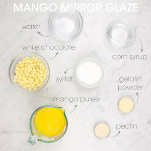 Mango Mirror Glaze Ingredients | How To Cuisine