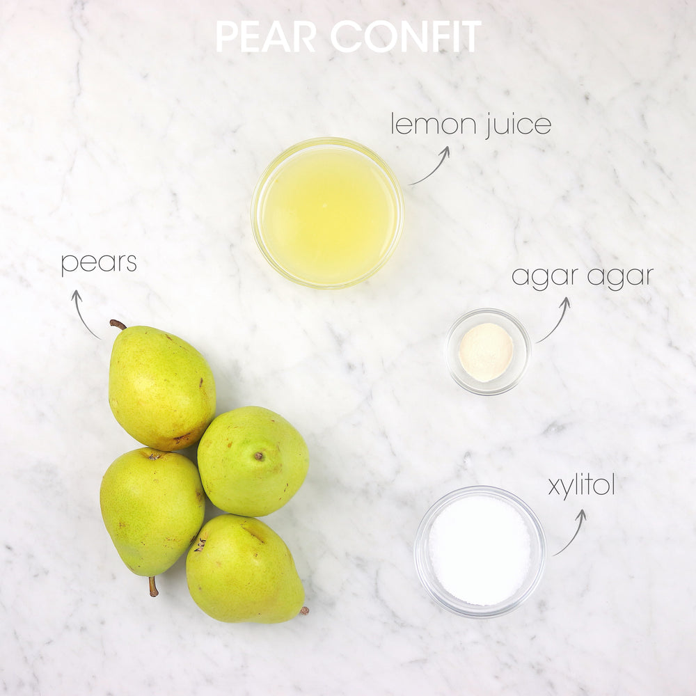 
            
                Load image into Gallery viewer, Pear Confit Ingredients | How To Cuisine
            
        