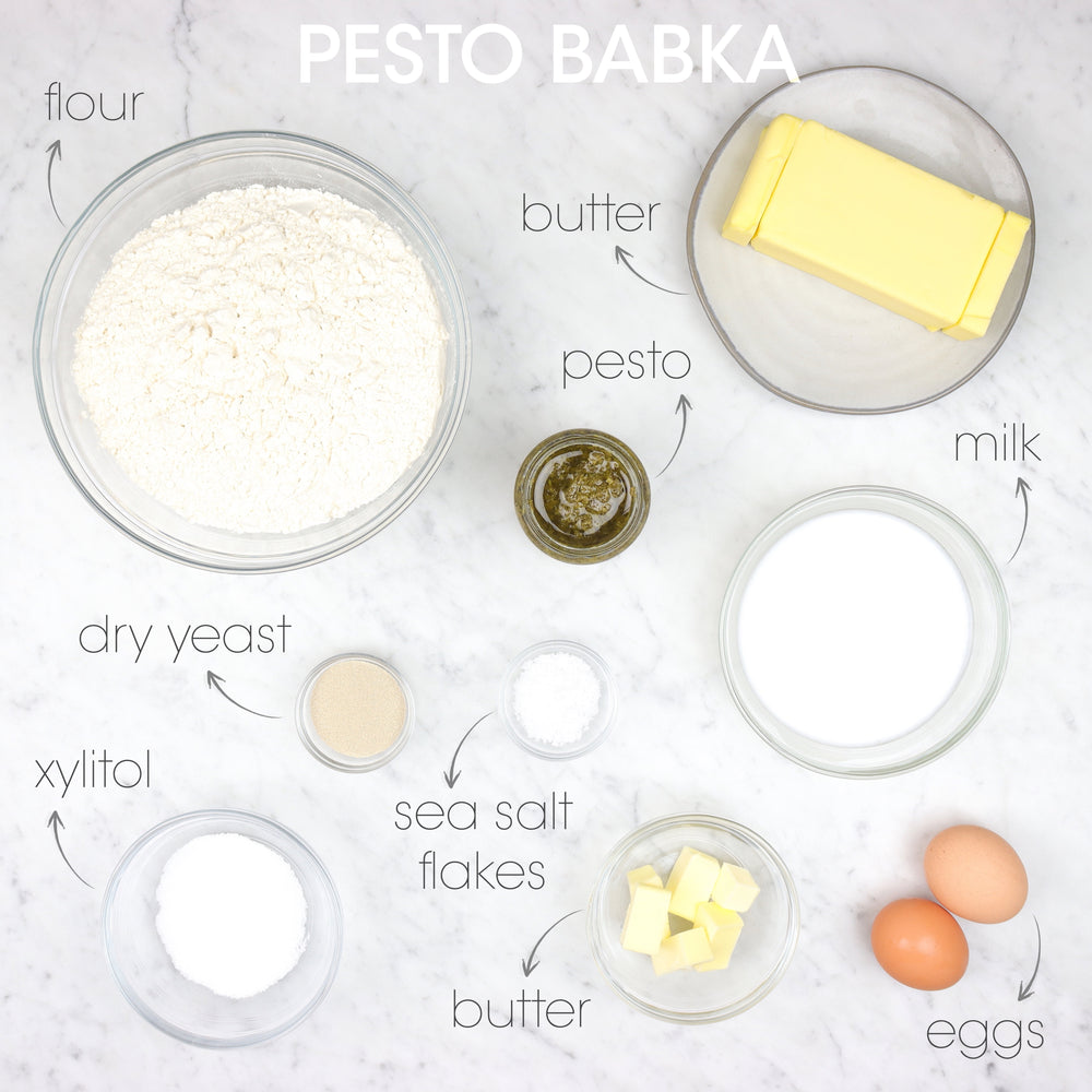 
            
                Load image into Gallery viewer, Pesto Babka: Unique Flaky Babka Recipe Ingredients | How To Cuisine
            
        