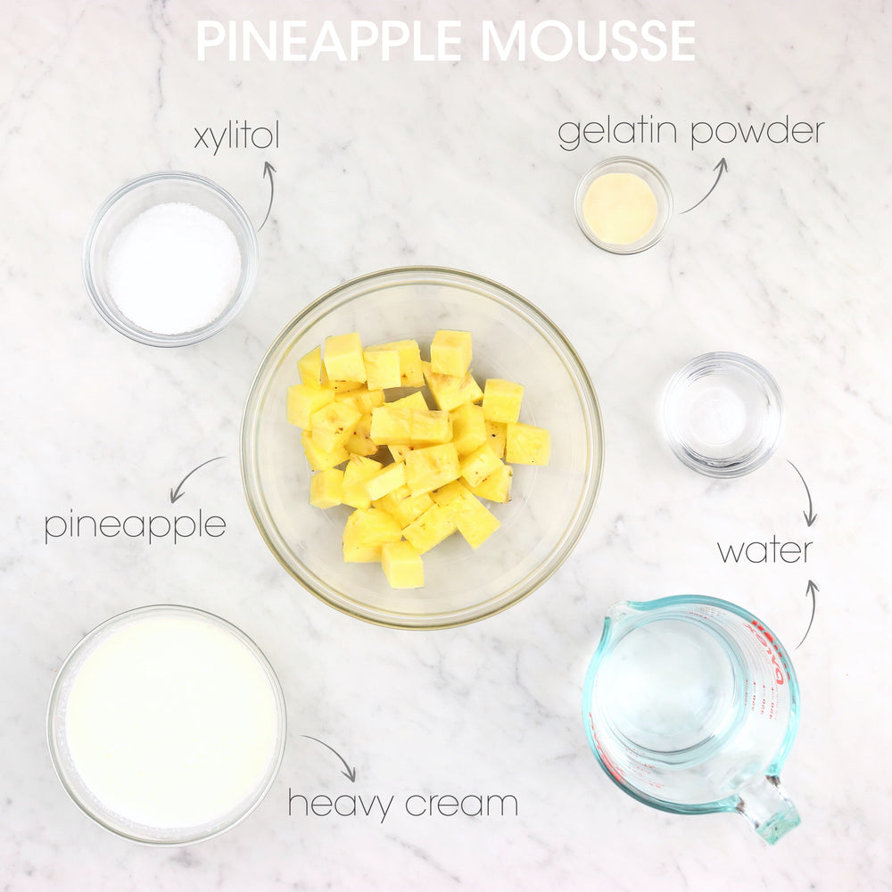 Pineapple Mousse Ingredients | How To Cuisine