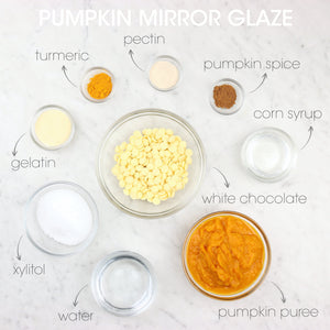 Pumpkin Mirror Glaze Ingredients | How To Cuisine