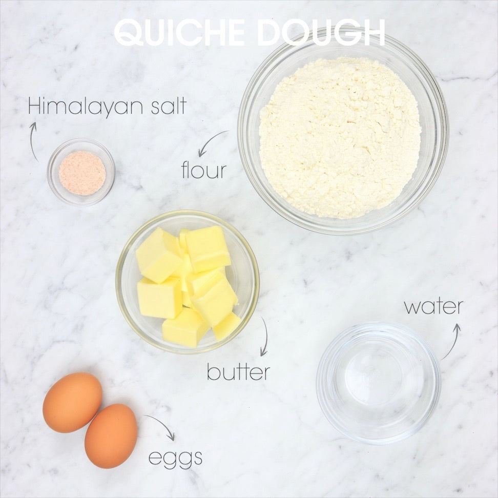 
            
                Load image into Gallery viewer, Quiche Dough Ingredients | How To Cuisine
            
        