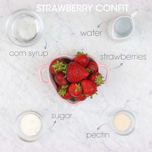 Strawberry Confit Ingredients | How To Cuisine