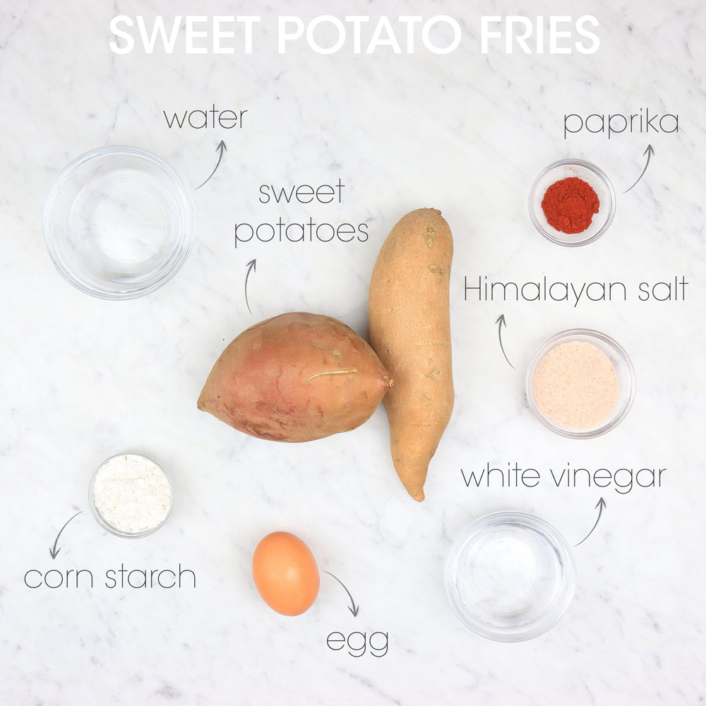 Crispy Sweet Potato Fries Ingredients | How To Cuisine