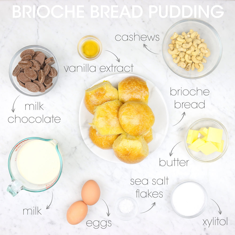 Brioche Bread Pudding Ingredients | How To Cuisine 
