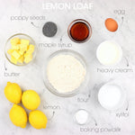 Lemon loaf Ingredients | How To Cuisine 